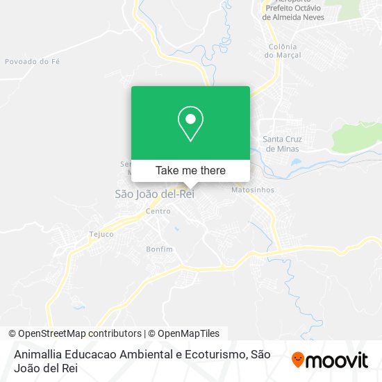 Mapa Animallia Educacao Ambiental e Ecoturismo