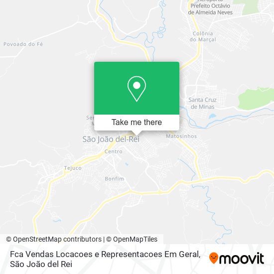 Fca Vendas Locacoes e Representacoes Em Geral map