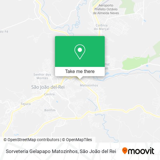 Sorveteria Gelapapo Matozinhos map
