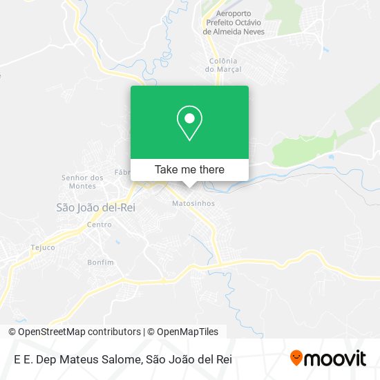E E. Dep Mateus Salome map
