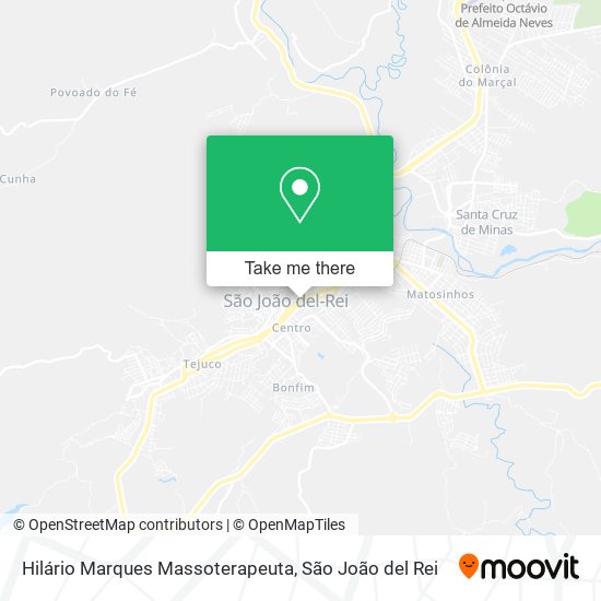 Mapa Hilário Marques Massoterapeuta