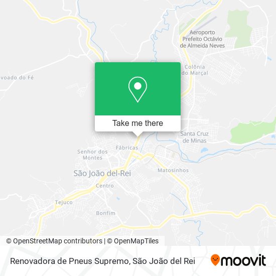 Mapa Renovadora de Pneus Supremo