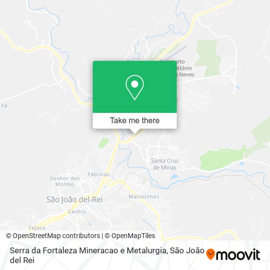 Serra da Fortaleza Mineracao e Metalurgia map