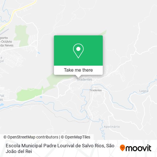 Mapa Escola Municipal Padre Lourival de Salvo Rios