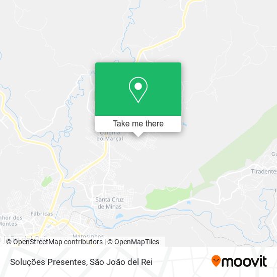 Soluções Presentes map