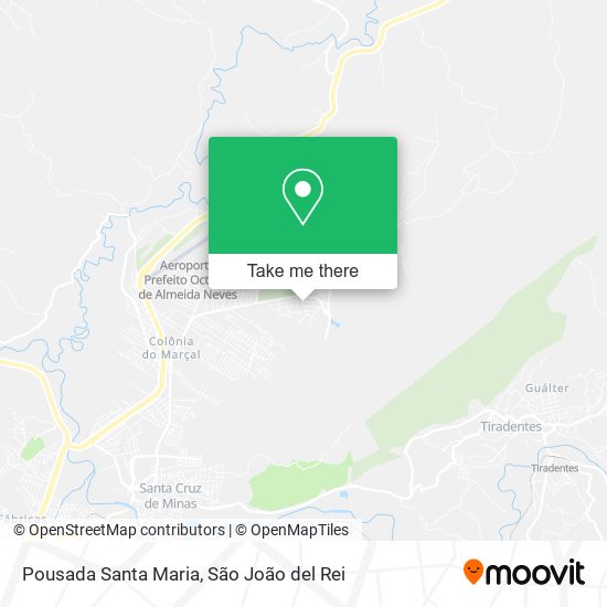 Pousada Santa Maria map
