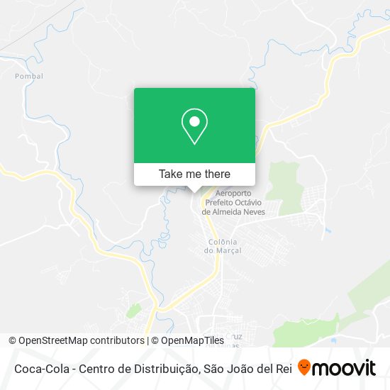 Coca-Cola - Centro de Distribuição map