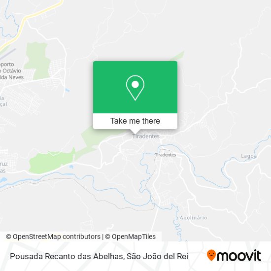 Pousada Recanto das Abelhas map