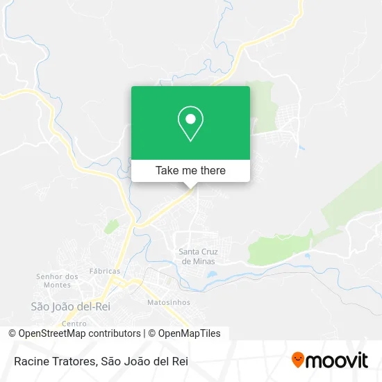 Racine Tratores map