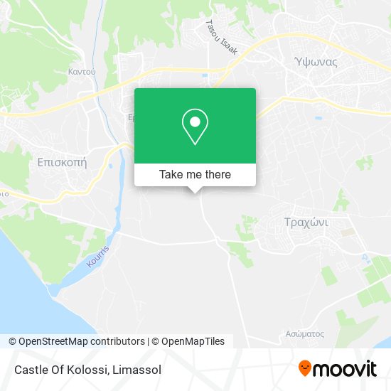 Castle Of Kolossi map