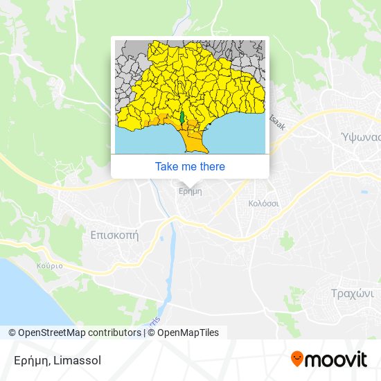Ερήμη map
