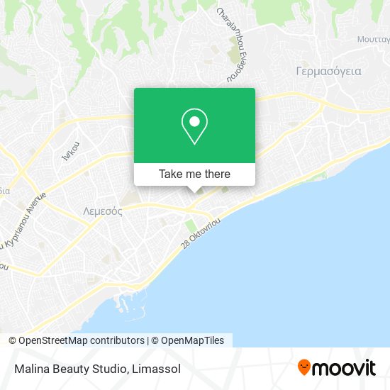 Malina Beauty Studio map