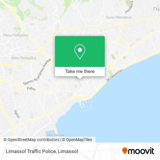 Limassol Traffic Police map