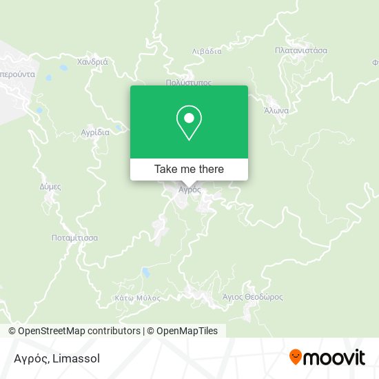 Αγρός map