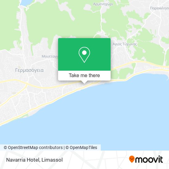 Navarria Hotel map