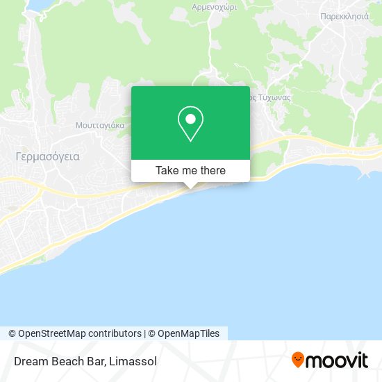 Dream Beach Bar map