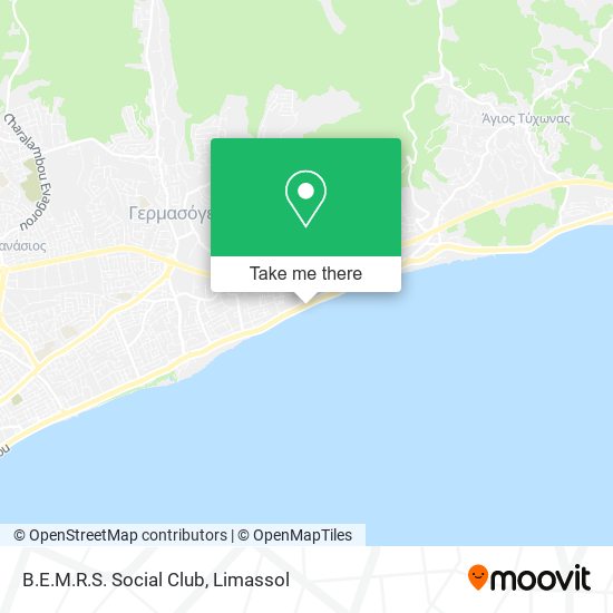 B.E.M.R.S. Social Club map