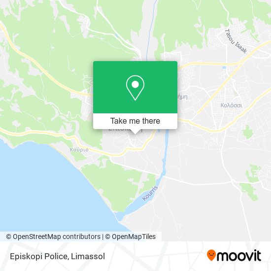 Episkopi Police map