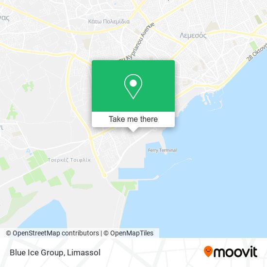 Blue Ice Group map