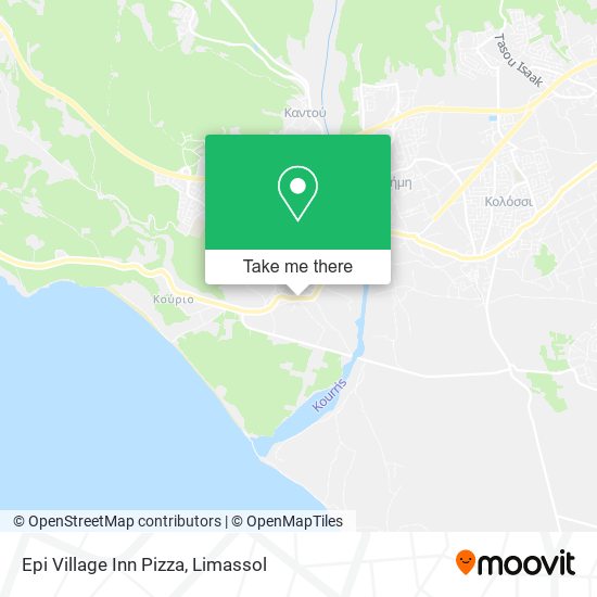 Epi Village Inn Pizza map