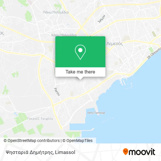 Ψησταριά Δημήτρης map