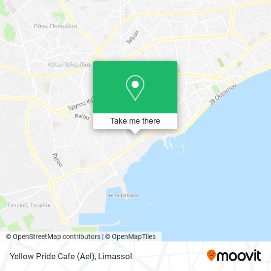Yellow Pride Cafe (Ael) map