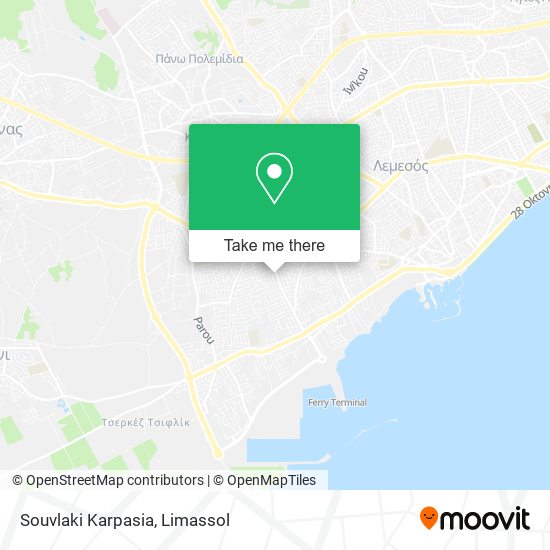 Souvlaki Karpasia map