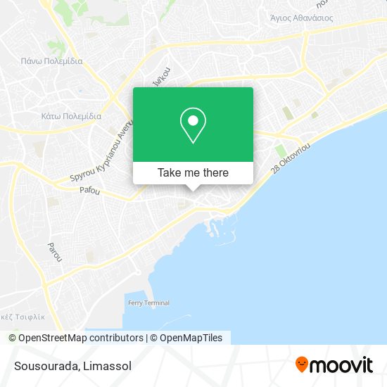 Sousourada map