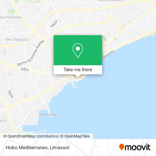 Hobo Mediterraneo map