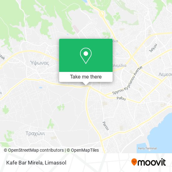 Kafe Bar Mirela map