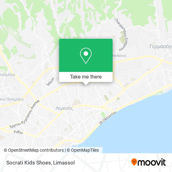 Socrati Kids Shoes map