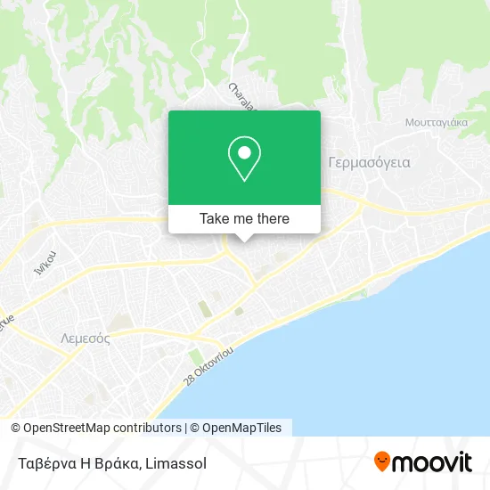 Ταβέρνα Η Βράκα map