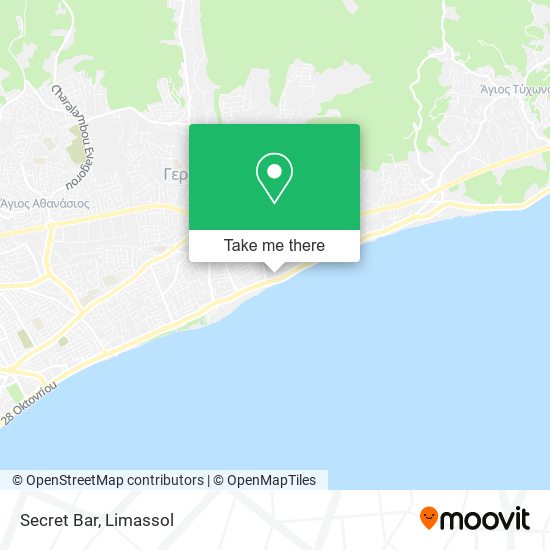 Secret Bar map