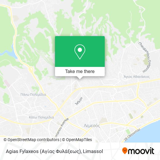 Agias Fylaxeos (Αγίας Φυλάξεως) map