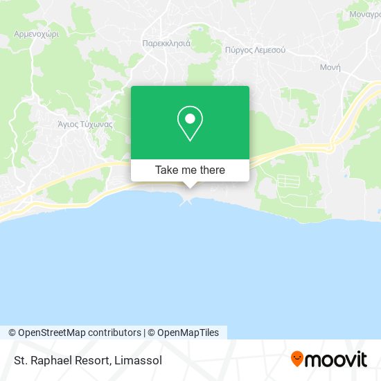 St. Raphael Resort map