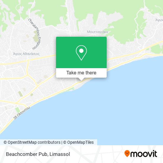 Beachcomber Pub map