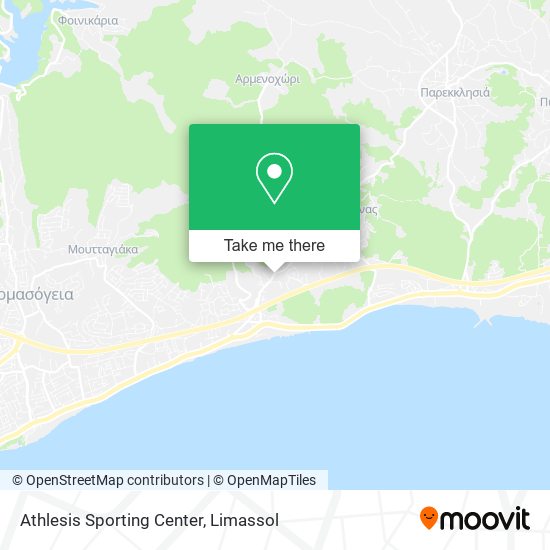 Athlesis Sporting Center map