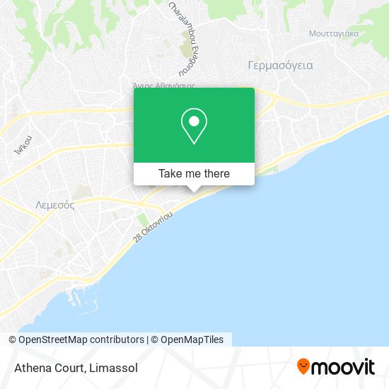 Athena Court map