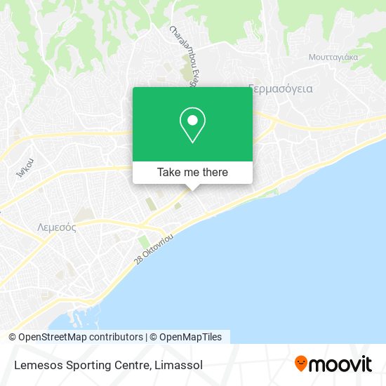 Lemesos Sporting Centre map