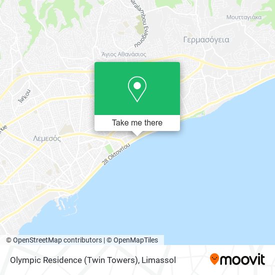 Olympic Residence (Twin Towers) map
