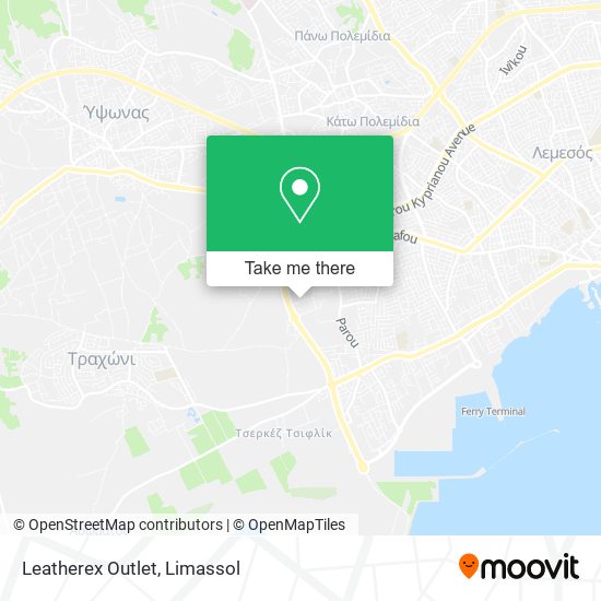 Leatherex Outlet map