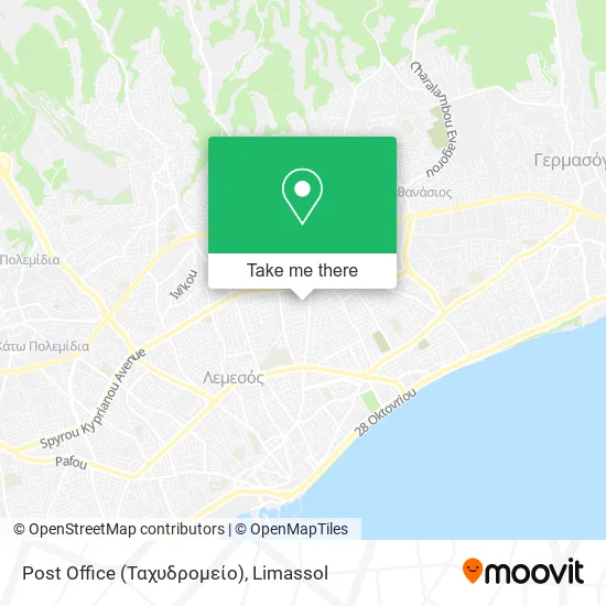Post Office (Ταχυδρομείο) map