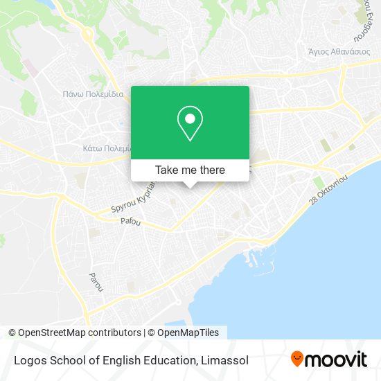 Logos School of English Education map