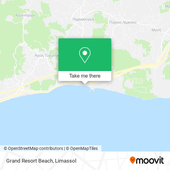 Grand Resort Beach map