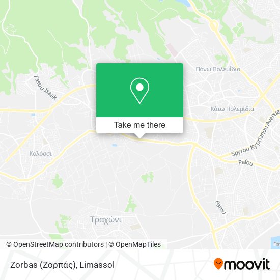 Zorbas (Ζορπάς) map