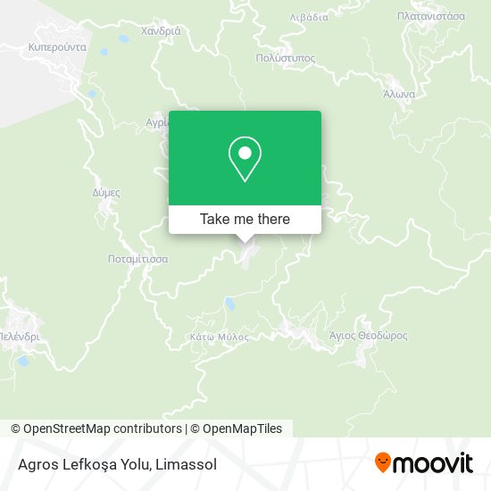 Agros Lefkoşa Yolu map