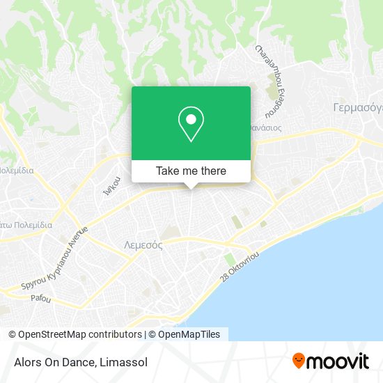 Alors On Dance map