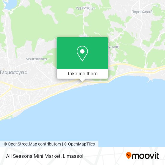 All Seasons Mini Market map