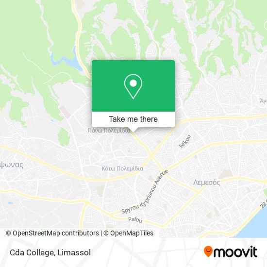 Cda College map
