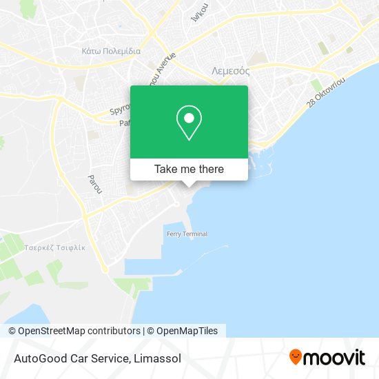 AutoGood Car Service map